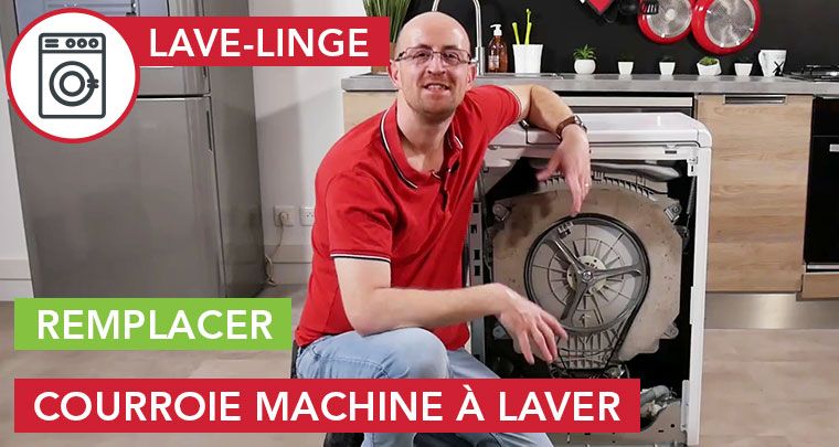 Changer la courroie d'un lave-linge