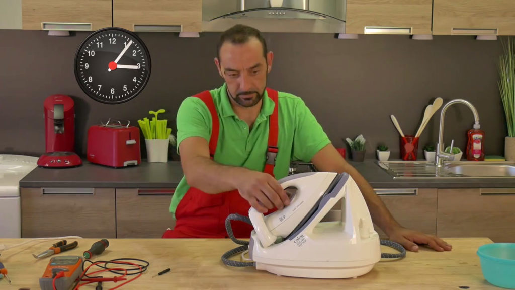 Patienter pendant que l'appareil chauffe