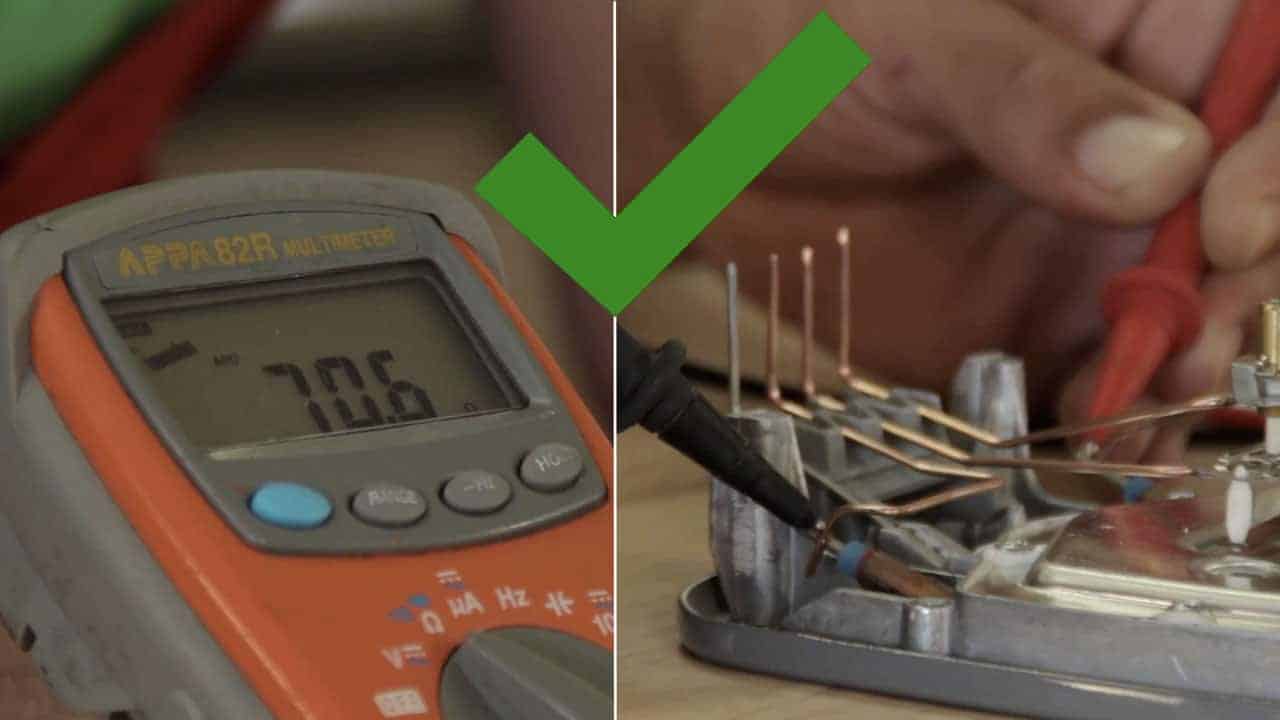 Testez le thermostat de la nouvelle semelle