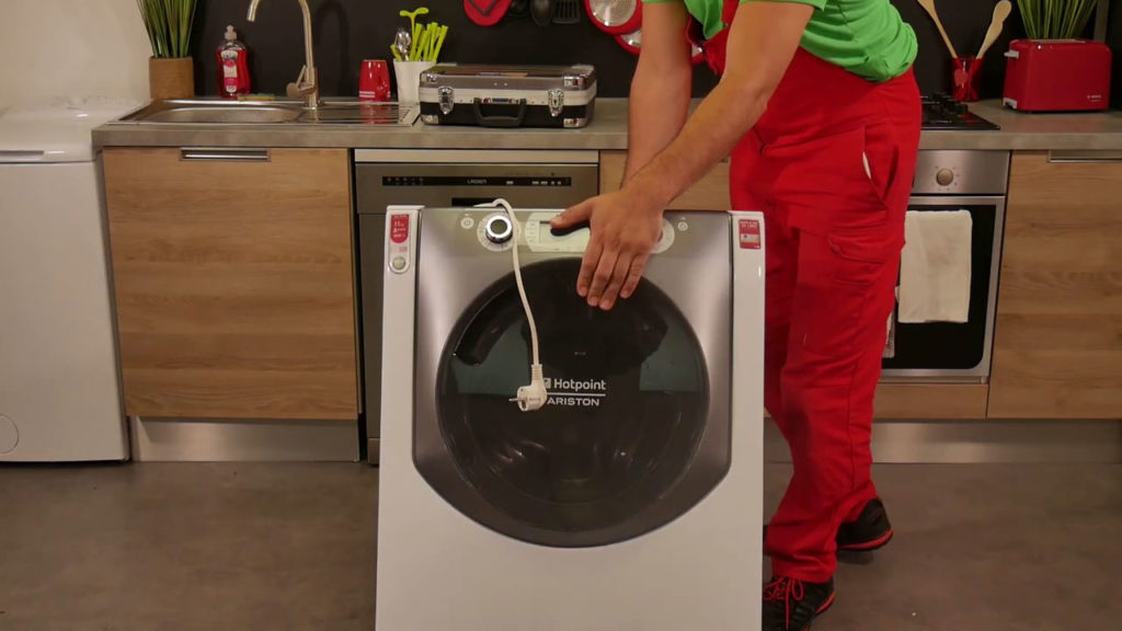 Redresser le lave-linge