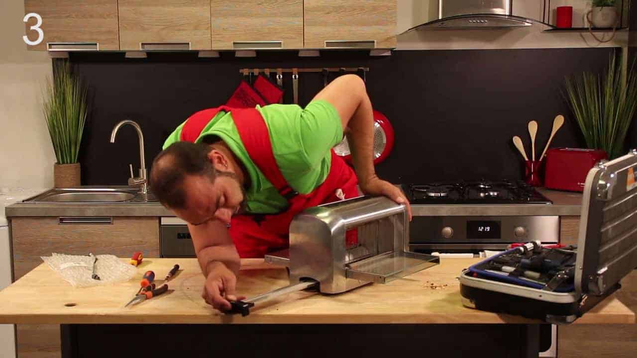 Remettre le récupérateur de miettes