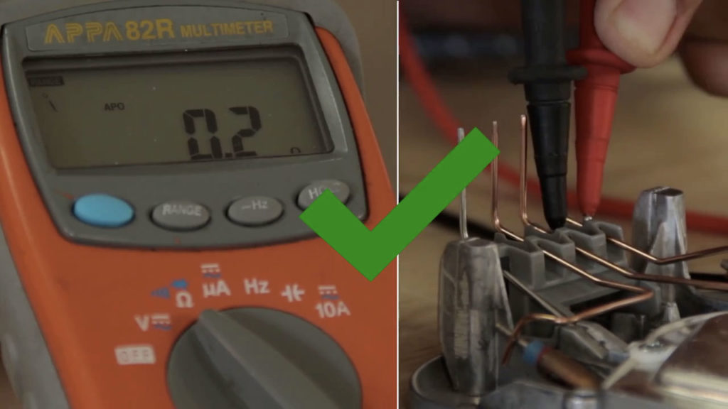 Testez le thermostat de votre semelle de fer