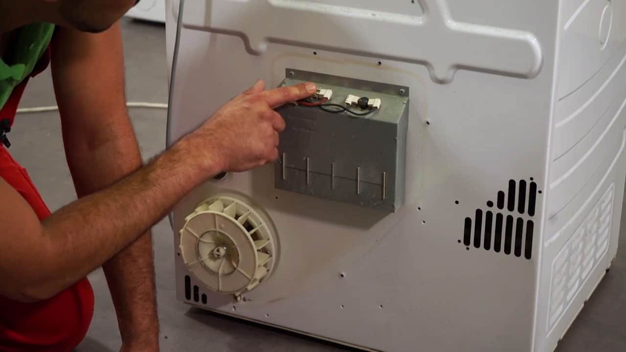 Sèchelinge Candy ne chauffe pas vérifier le thermostat de sécurité