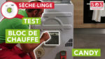 Mon sèche-linge Candy ne chauffe pas - Test du bloc de chauffe