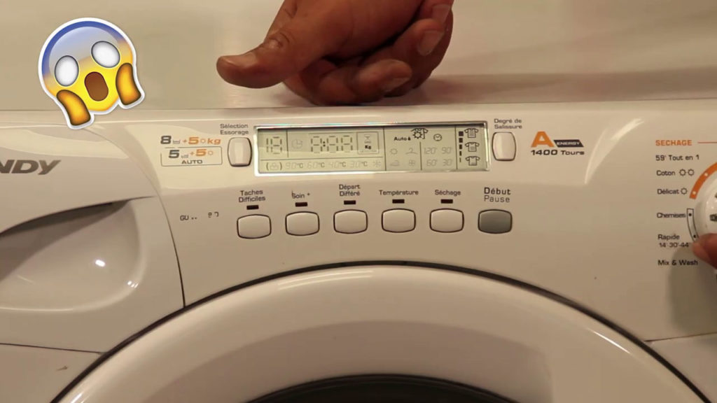 Le bandeau d'affichage de mon lave-linge refuse de s'allumer