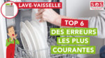 Les 6 erreurs les plus courantes avec un lave-vaisselle