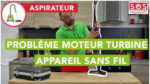 Mon aspirateur sans fil Bosch n’aspire plus : problème moteur et turbine