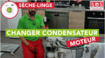 Comment changer le condensateur moteur de mon sèche-linge Top Vedette ?