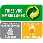 Consignes info-tri sur emballage