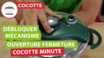 Débloquer le mécanisme d'ouverture / fermeture d'une cocotte-minute seb