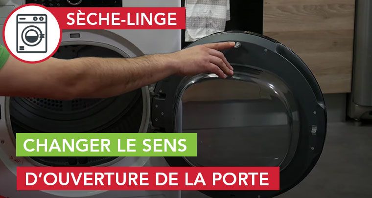 Changer le sens d'ouverture de la porte