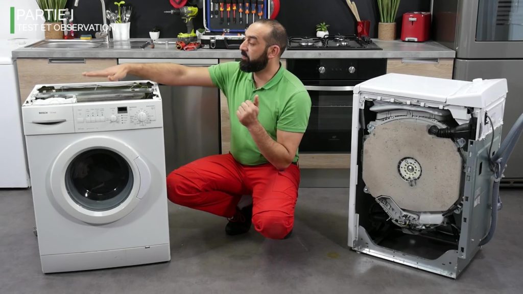 Les contrepoids dans les lave-linge hublot
