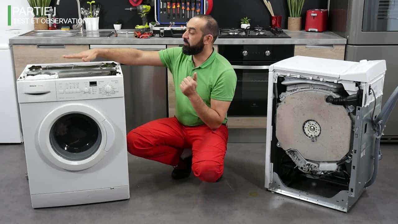 Mon lavelinge bouge resserrer le contrepoids de ma machine à laver L