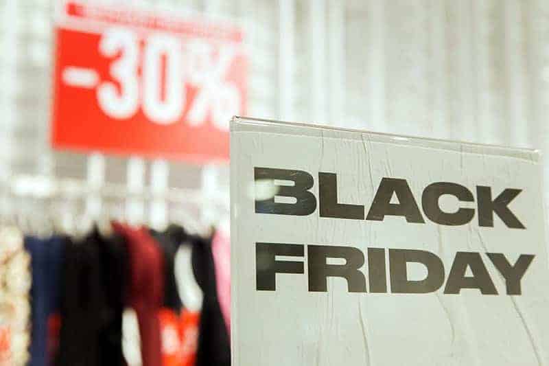 Vitrine du Black Friday