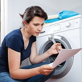 Consulter la notice du lave-linge