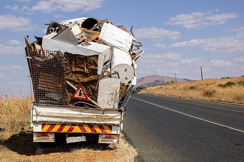 Camion ramassage ferraille