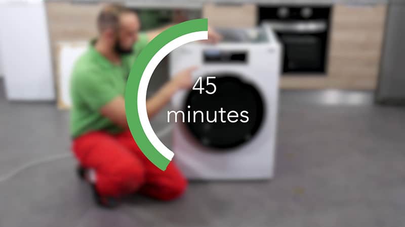 Patientez 45 minutes