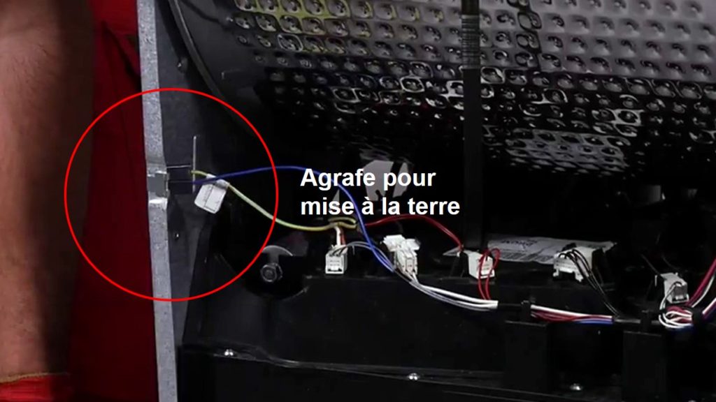 Remettre fil de mise à terre