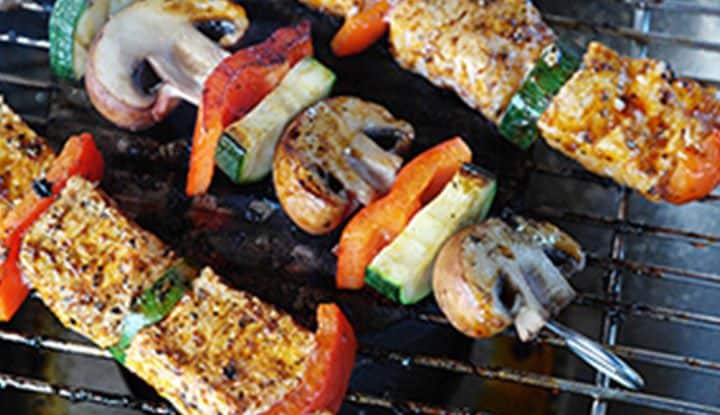 Brochettes au barbecue