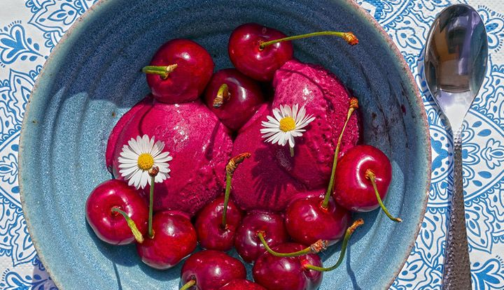 Sorbet à la cerise