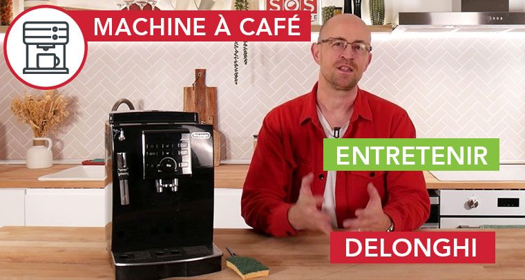 Entretien d'une machine à café Delonghi