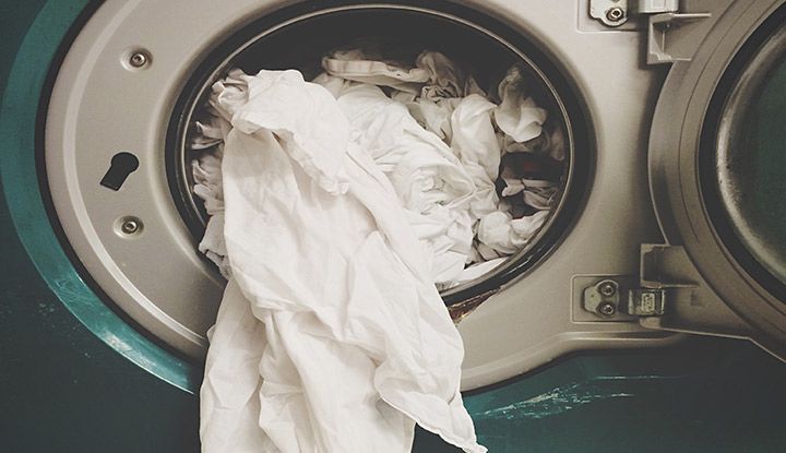 linge-froisse-sortant-de-machine-a-laver Le linge sortant de la machine à laver froissé