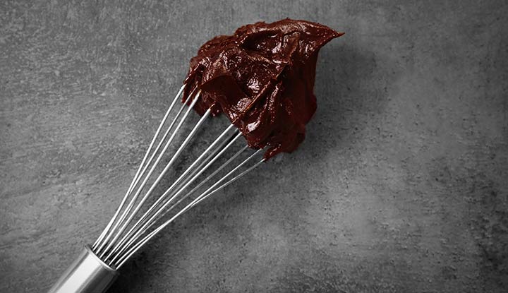 Chocolat qui colle sur un fouet