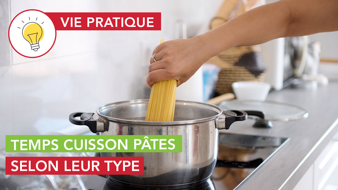 Temps de cuisson des pâtes selon leur type