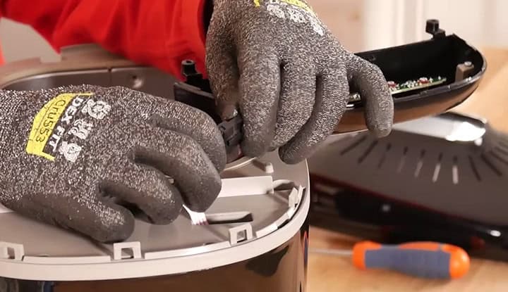 Branchement de l'afficheur